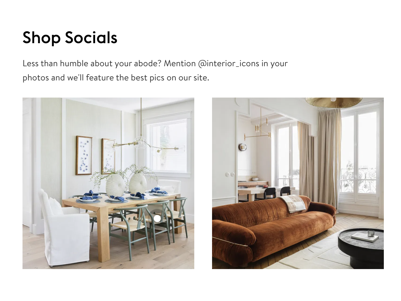 Interior Icons project showcase